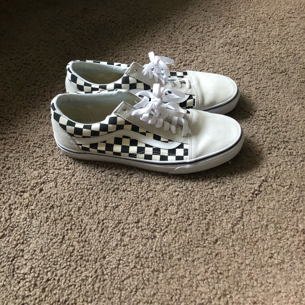 Cream/Checkered Old Sokol Vans